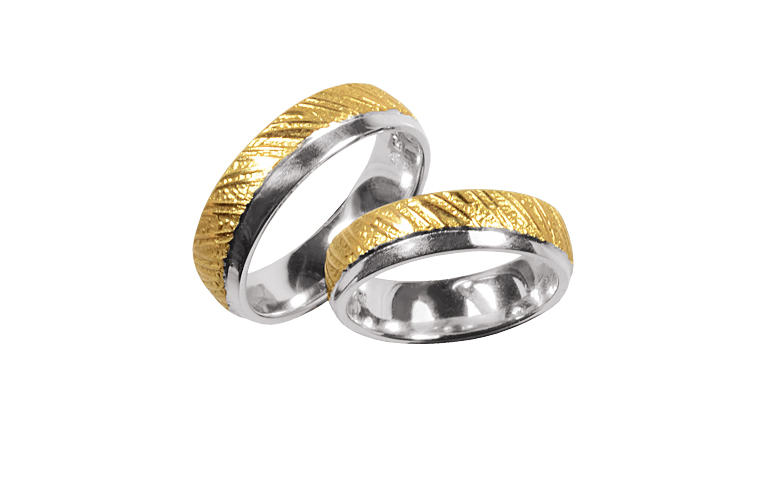 05309+05310-wedding rings, gold 750